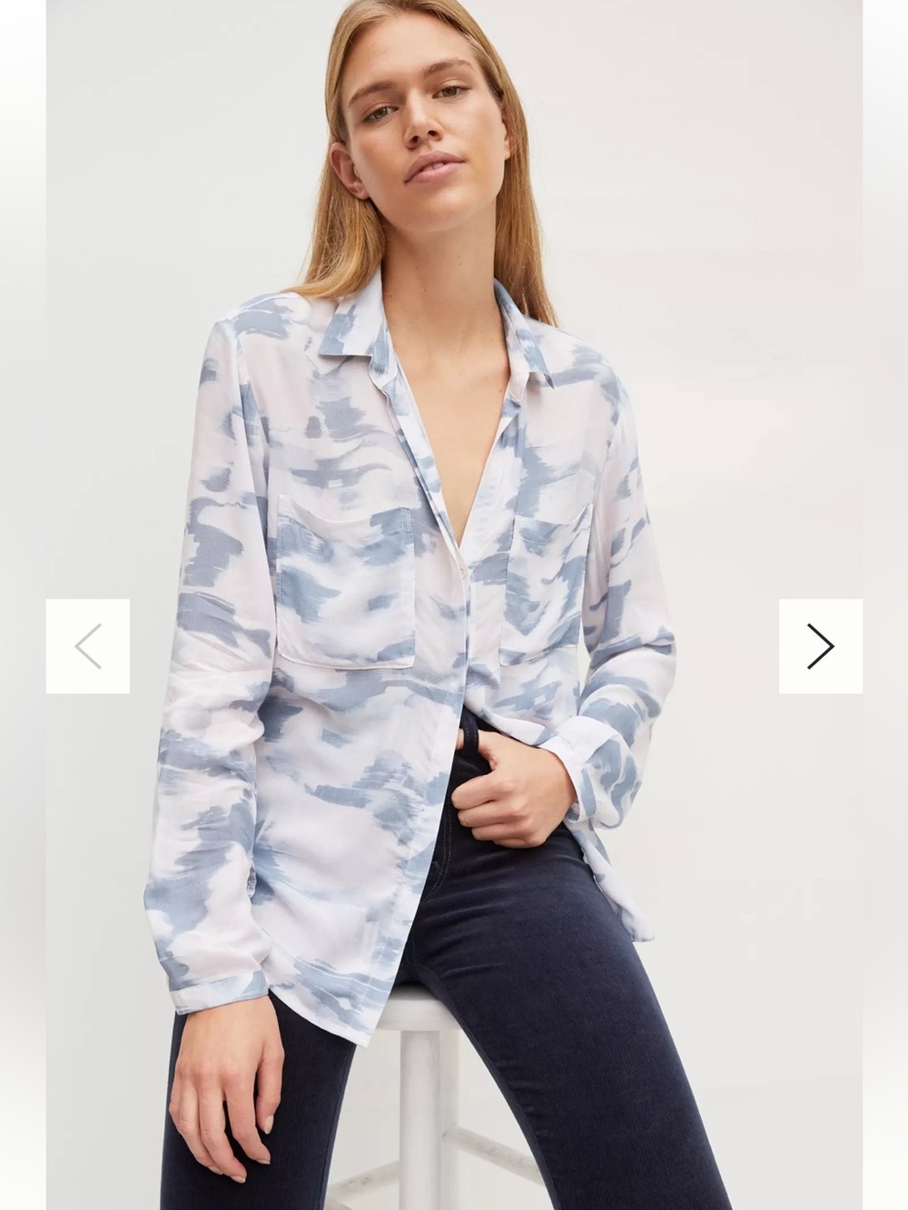 Anthropologie Cloth and Stone Classic Buttondown small